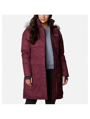 Columbia Apres Arson Long Down Large Jacket Coat Parka Long Hooded